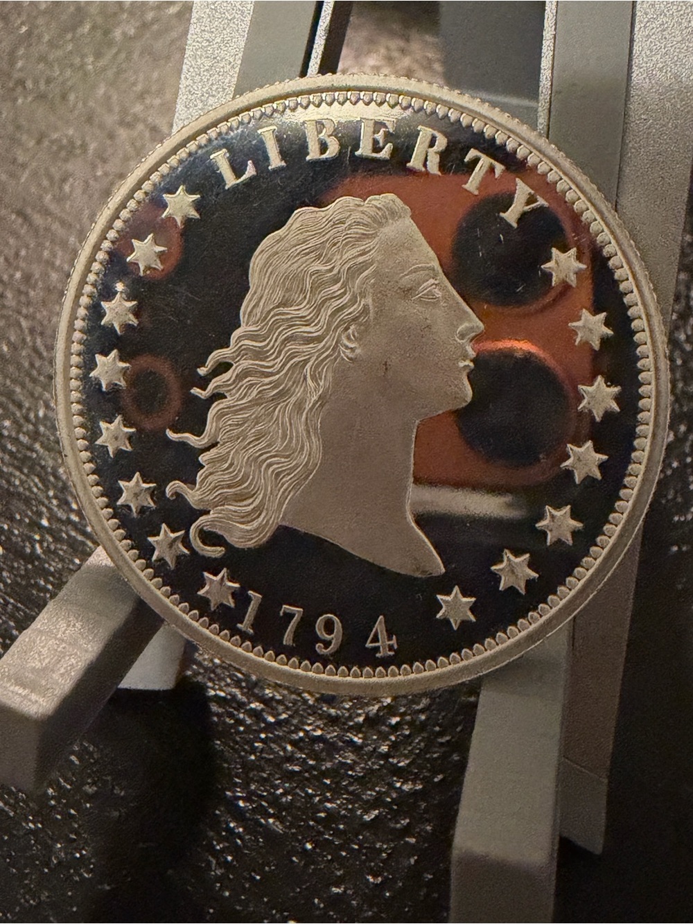 1 oz fine silver Liberty 1794 Commemorative Coin - 999 fine Silver